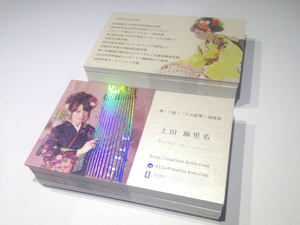 おしゃれ&かっこいい名刺デザイン実績