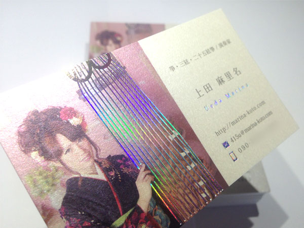 おしゃれ&かっこいい名刺デザイン実績