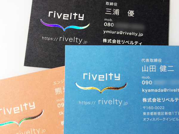 おしゃれ&かっこいい名刺デザイン実績