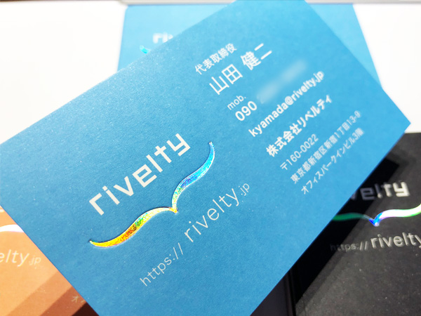 おしゃれ&かっこいい名刺デザイン実績